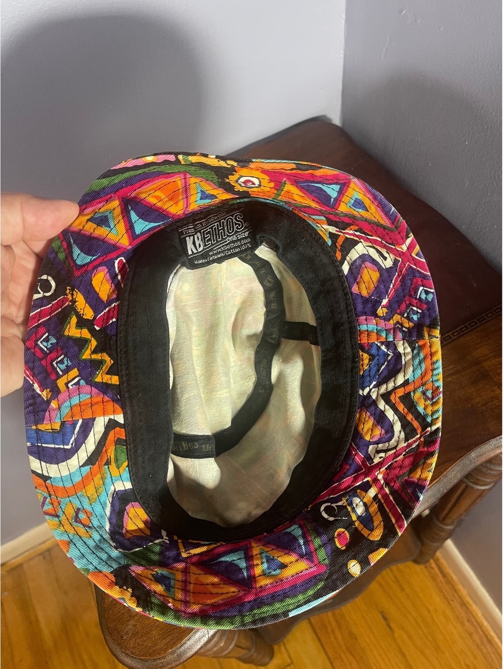Colorful Abstract Pattern Bucket Hat - Picture 8 of 8
